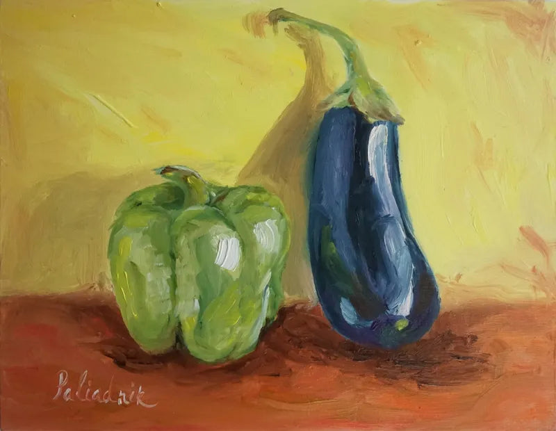 Pepper and Eggplant - Fine Art Print